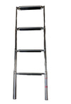 316 Stainless Steel 4 Step Marine Boat Folding Telescoping Ladder Yacht Ladder
