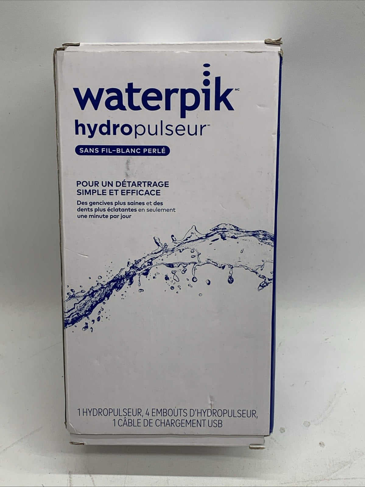 Waterpik Cordless Pearl Water Flosser WF-13 Portable for Teeth Gums Braces Care