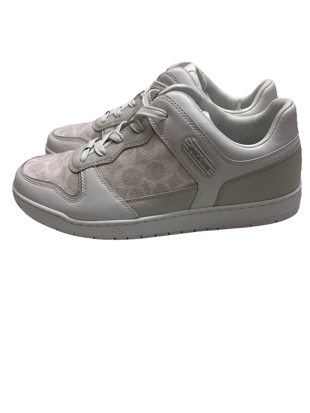 COACH Women’s C201 CR937 Sneakers 11.5D Optic White Lace-up Shoes for Walking