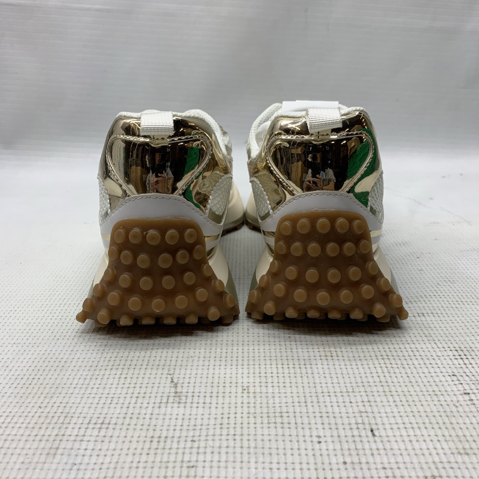 Steve Madden Cyclone Sneaker Lace-up Shoes CYCL05S1163075 Size 7.5 Gold Multi