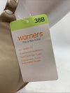 Womens Cushioned Underwire Lightly Lined T-Shirt Bra 01593-21 Toasted Almond 38B