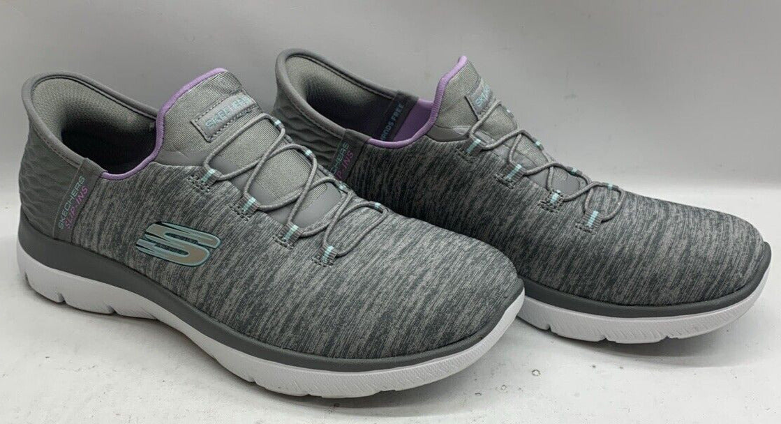 Skechers Womens Skechers Slip-insSummits Grey 149937/GYMT Air-Cooled Memory Foam