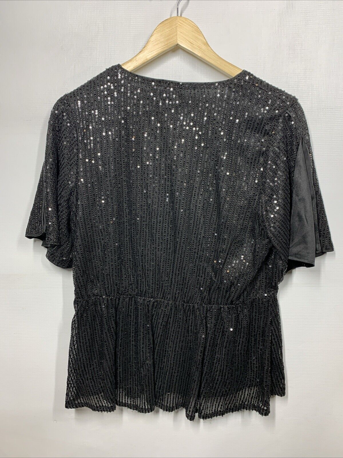 GRACE KARIN Sequin Tops for Women Short Sleeve Sparkly Dressy Tops Size Large