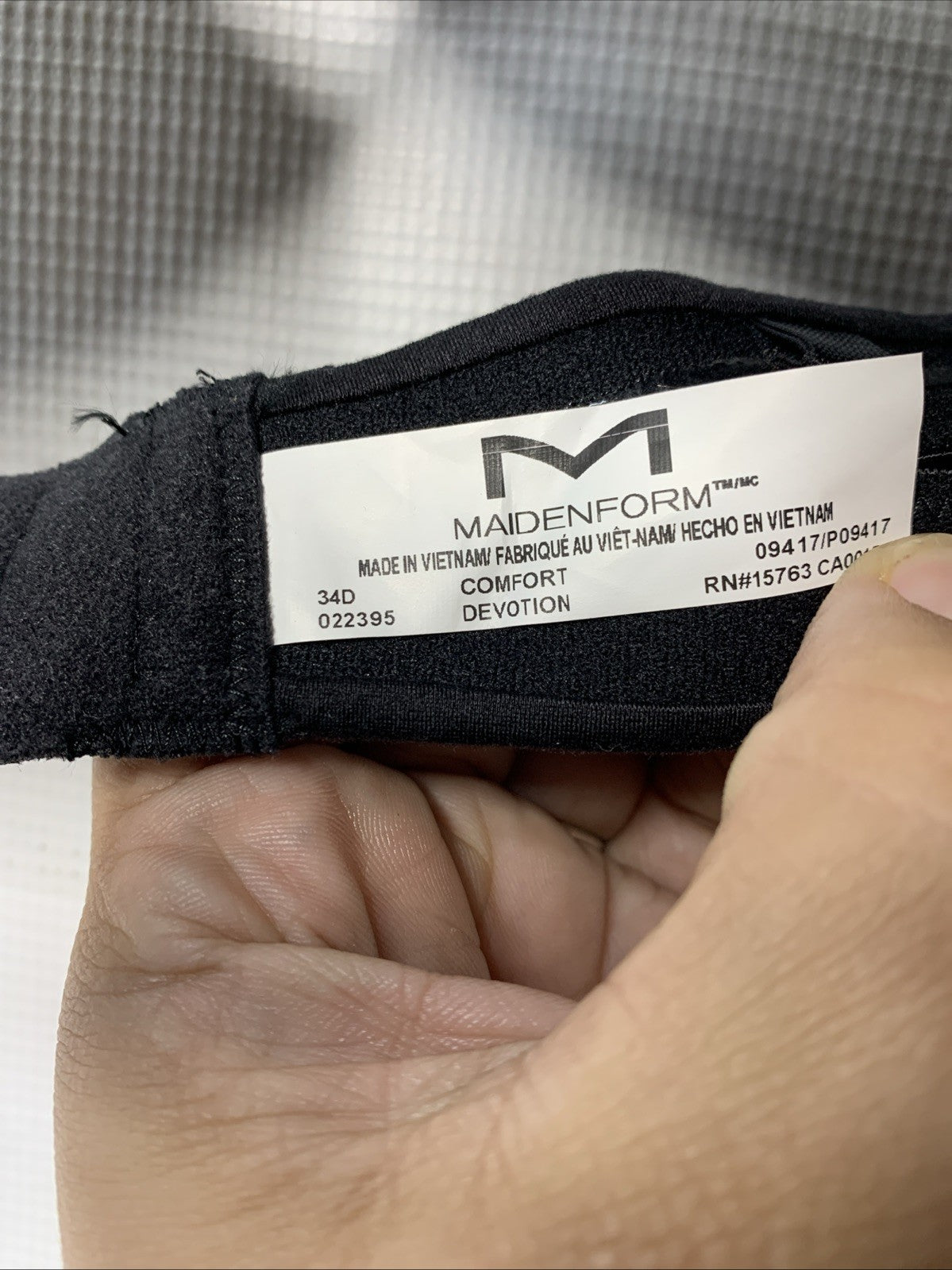 Maidenform 09417 Women's Bra Black 34D Custom Lift Strapless Underwire Padded