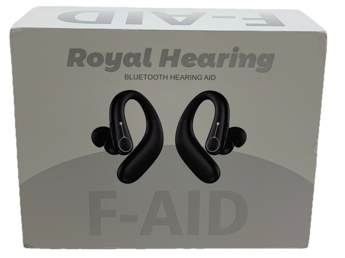 Royal Hearing F-AID Bluetooth  Rechargeable Hearing Aid Clear Sound - NO CHARGER
