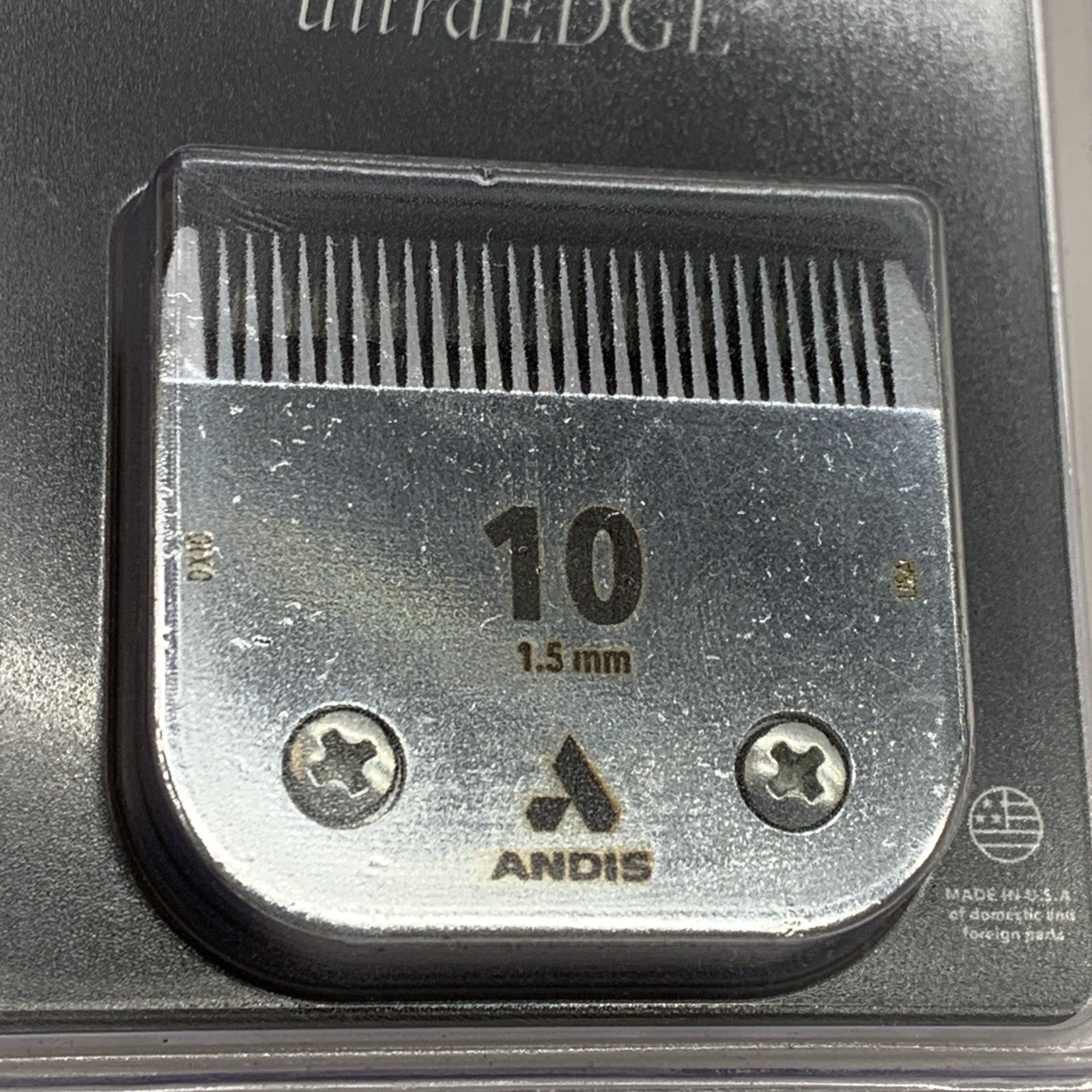 Andis UltraEdge Detachable Dog Clipper Blade 1.5mm 10 for AG, AGC, BG, DBLC, FHC