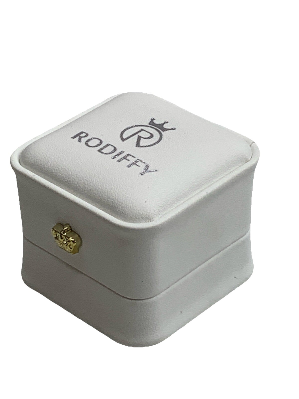 Radiant Cut Yellow Sterling Silver .925 CZ 3 Stone Engagement Ring Size 8.5