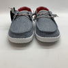 Hey Dude Wendy Chambray Braid Indigo US Womens Size 7 Rounded Toe Slip-on Loafer