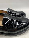 Rockport Kacey Penny Loafer Shoes Black Patent Leather US Womens 8.5 Pull-On