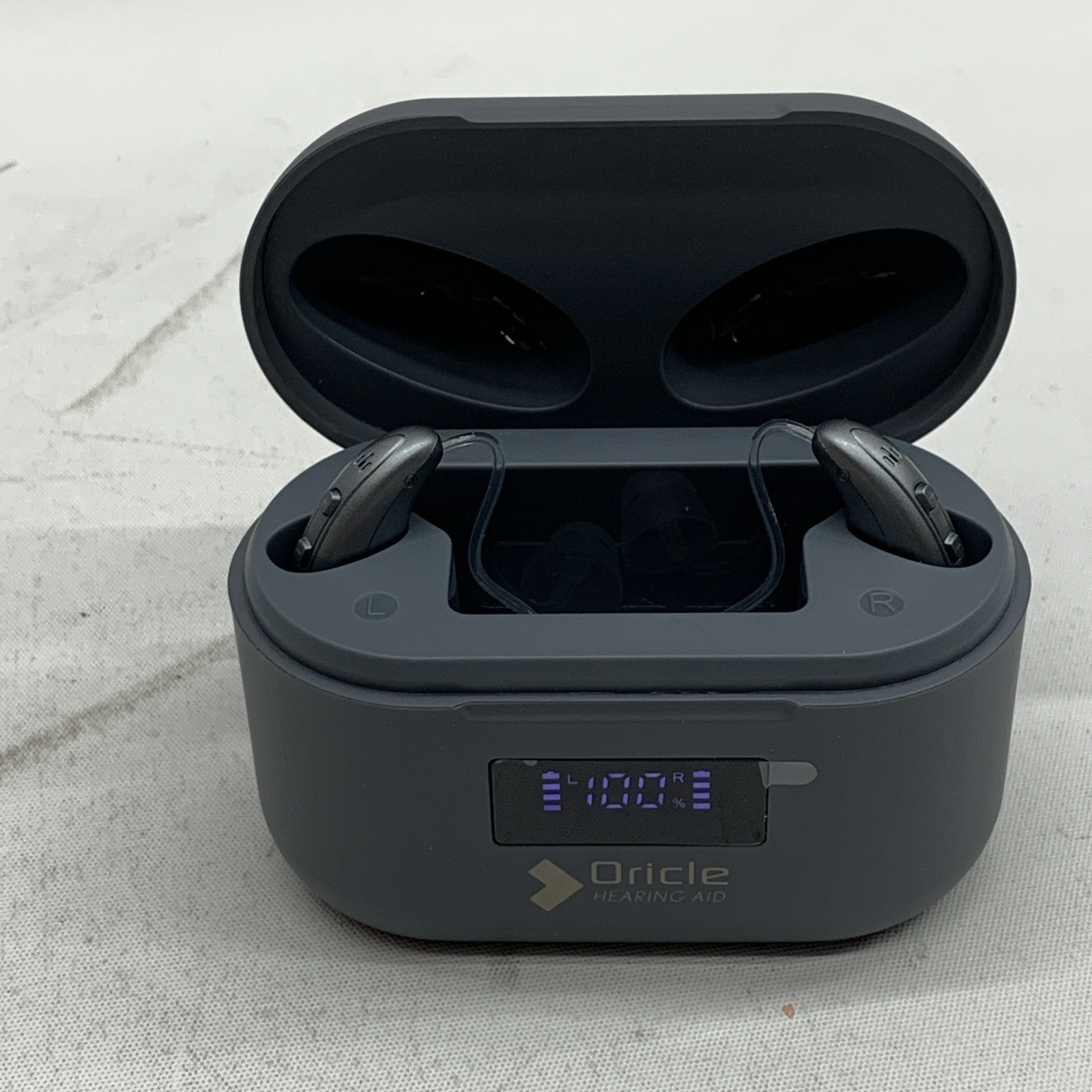 Oricle TrueFit Rechargeable Behind-The-Ear Hearing Aids JH-D26AT for Seniors