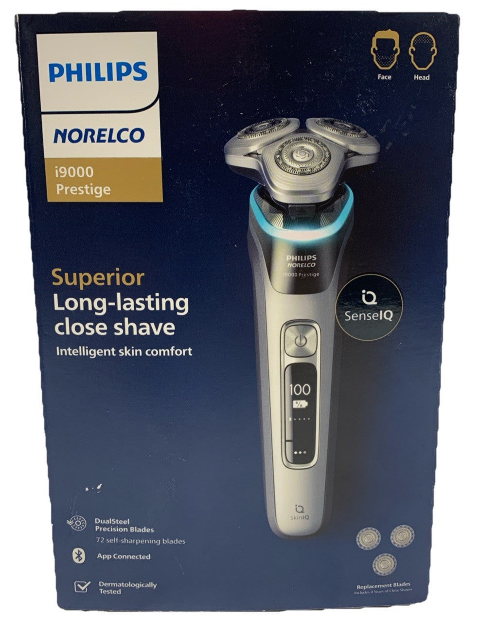 Philips Norelco Shaver i9000 Prestige, Wet & Dry Electric Facial Shaver XP9204