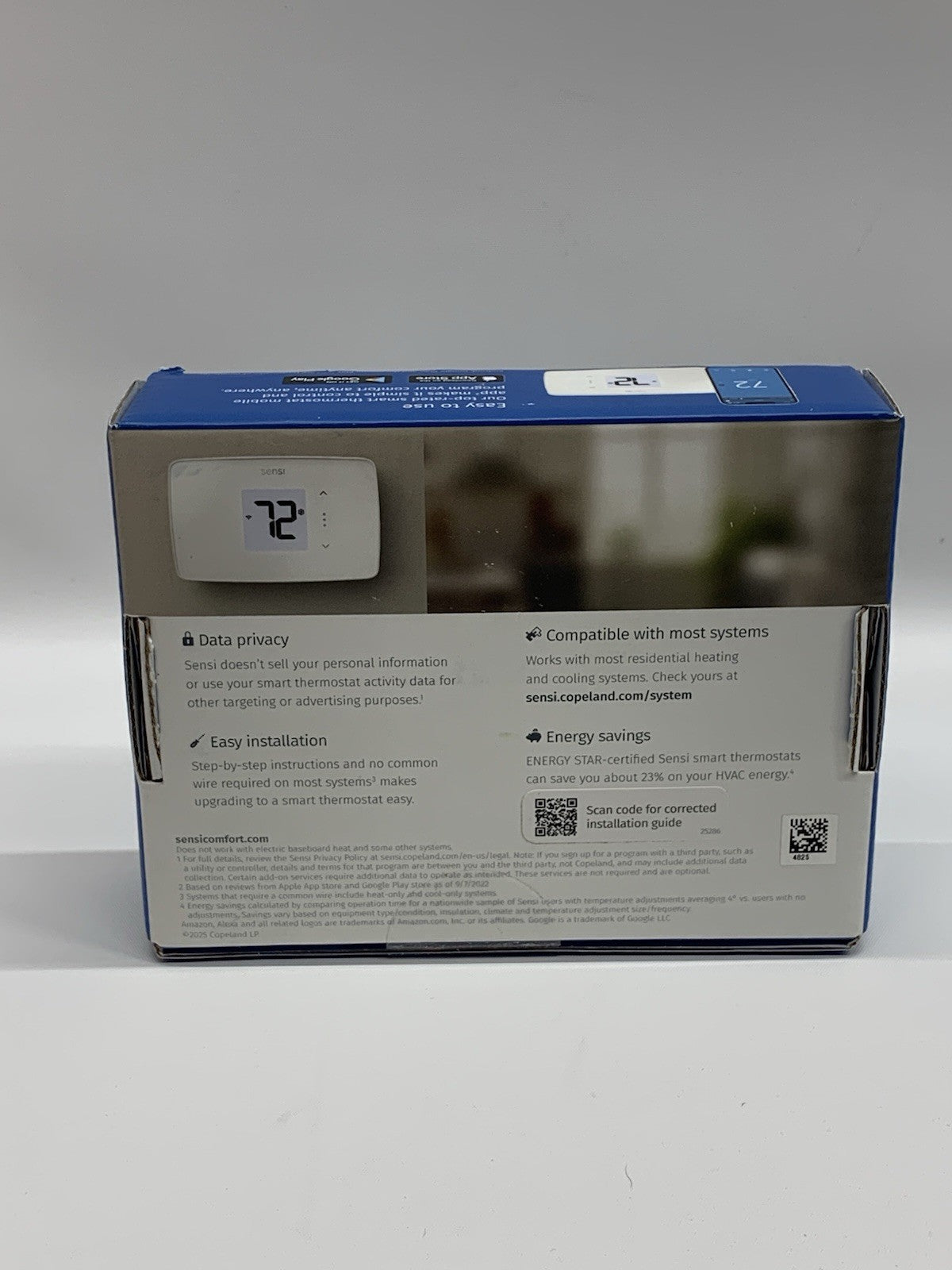 Sensi ST25W Lite Smart Thermostat, Programmable, WiFi, Easy DIY Works With Alexa