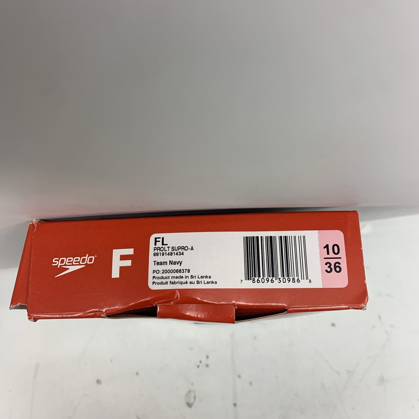 Speedo Pro LT Swimsuit Navy Blue Women's Size 10/36 One-Piece Racerback Bathing