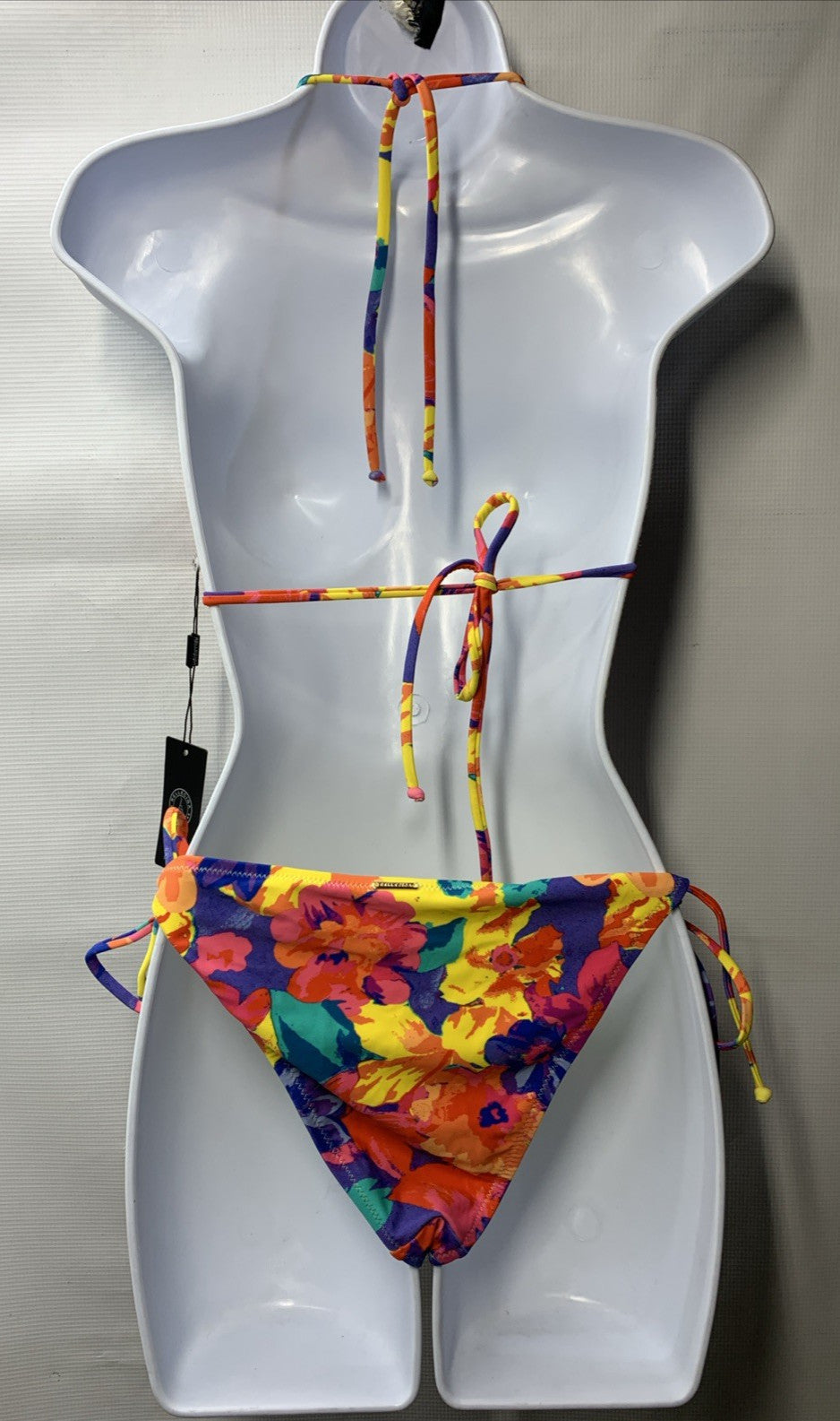 RELLECIGA Women's Triangle Bikini Set Floral Print Size Medium 2-Piece Underwear