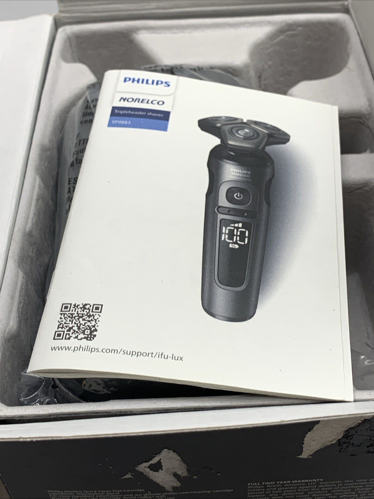 Philips Norelco S9000 Prestige Rechargeable Wet & Dry Electric Rotary Shaver