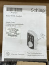 Schlage Keyless Touchscreen Electronic Deadbolt Lock Matte Black BE375 CEN 622