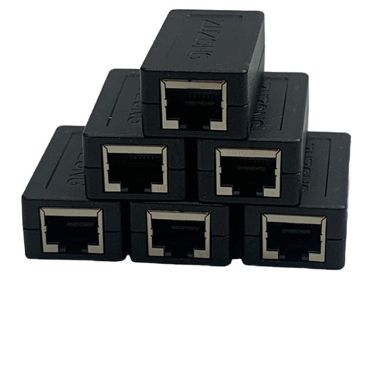 RJ45 Inline Coupler Cat7 Cat6 Cat5e Cat5 Ethernet LAN Network Cable Adapter 6pk