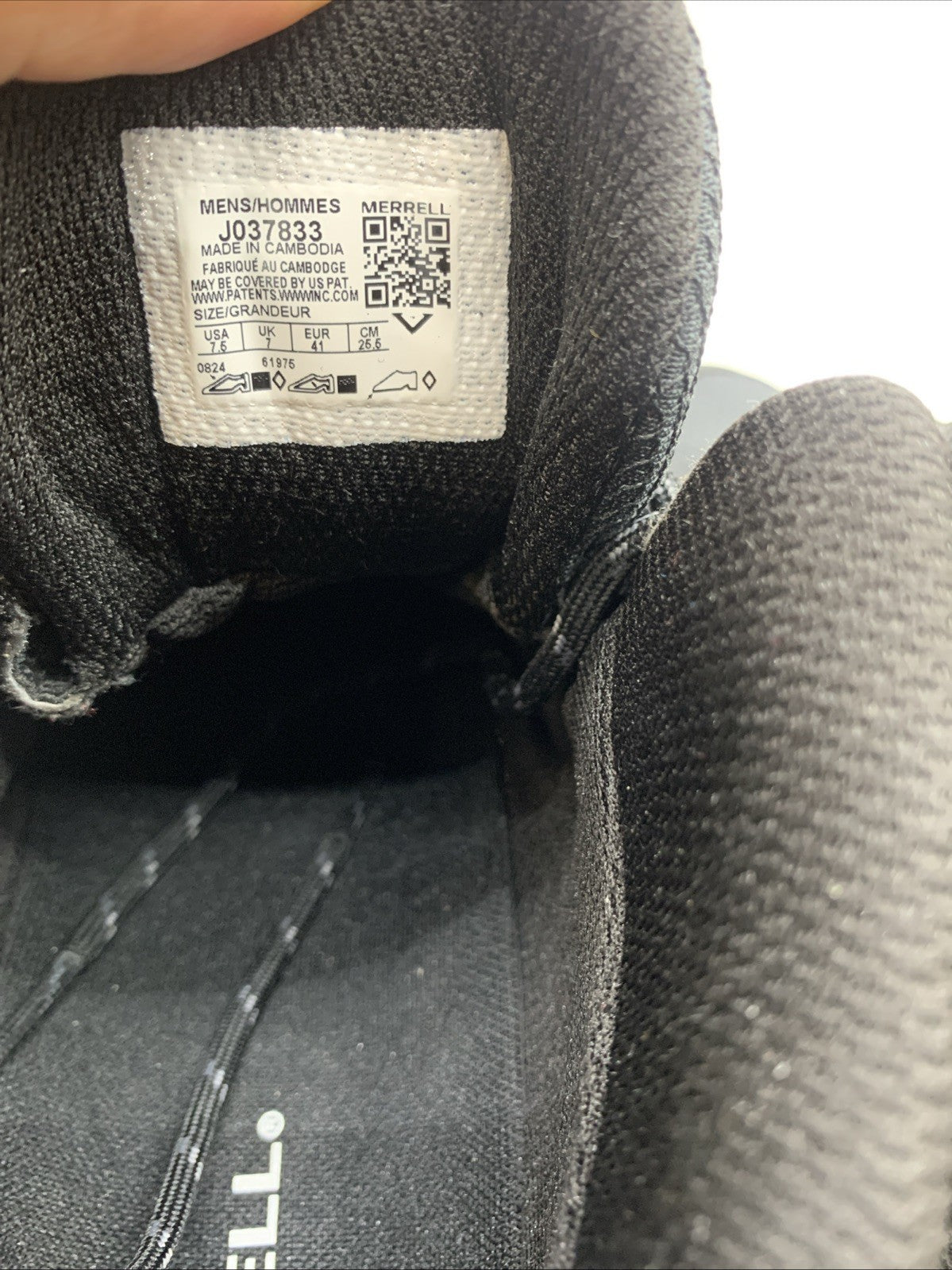 Merrell Men's Speed Strike 2 Mid Waterproof Hiking Shoe 8 Black Lace-up J037833