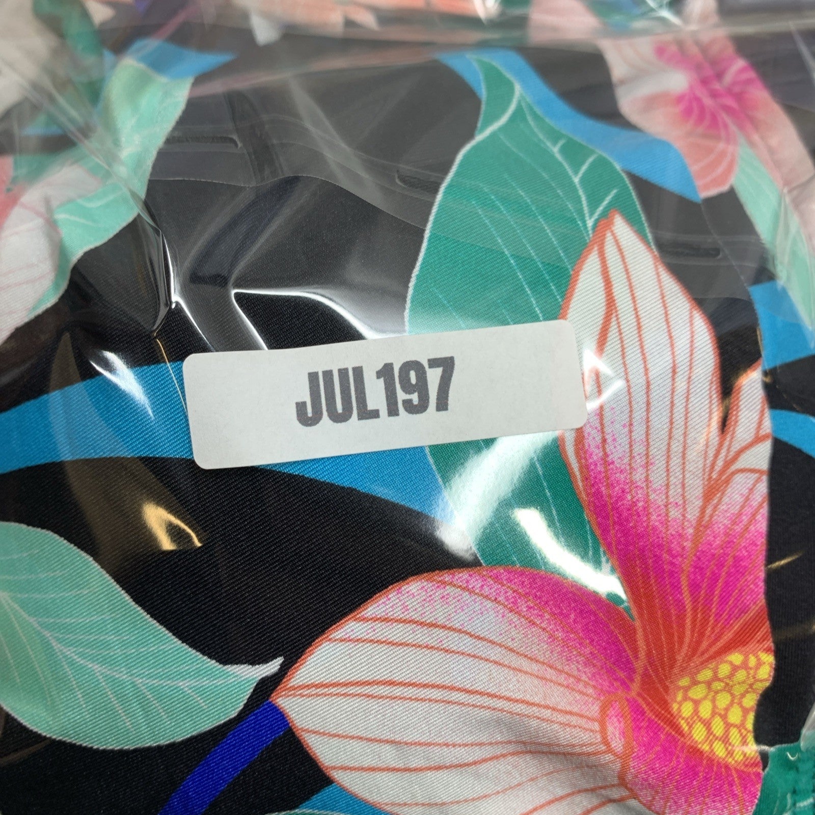 La Blanca Women's Bandeau Bikini Swimsuit Top Black Floral LB3ZM76 Swimwear 8