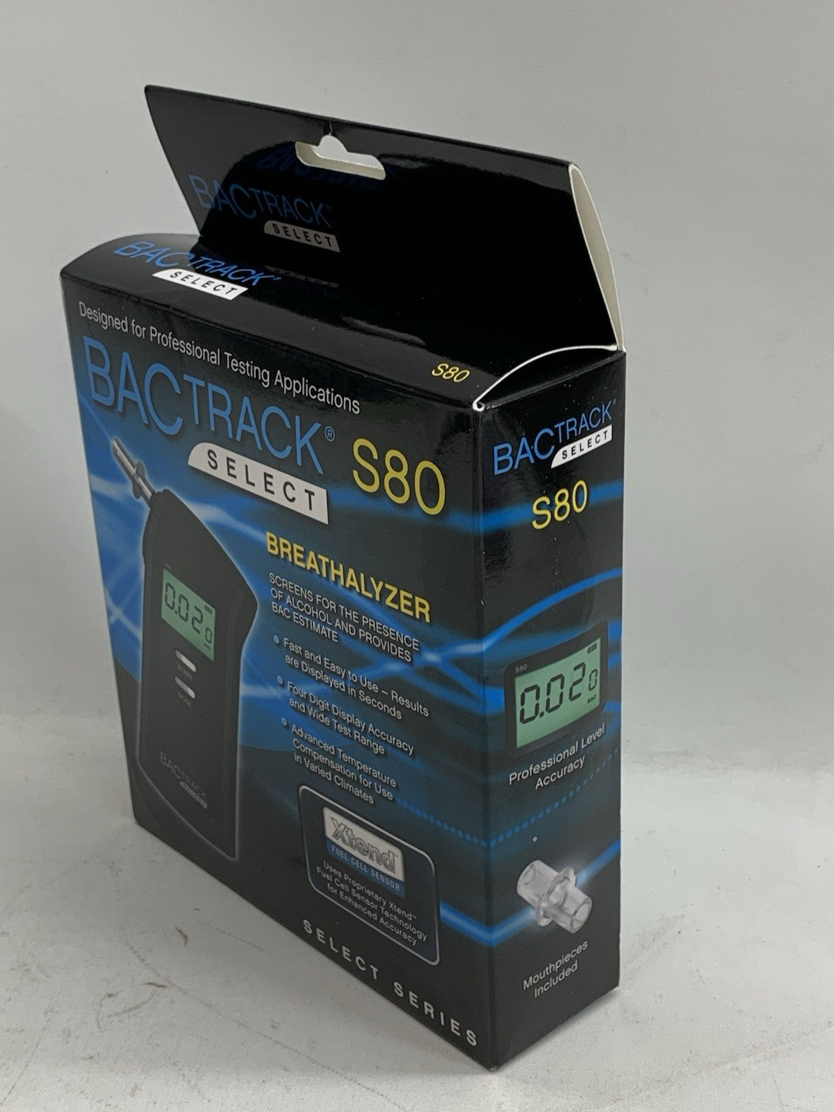 BACtrack S80 Professional Breathalyzer Portable Breath Alcohol Tester Black