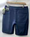 PGA Tour Women's Comfort Stretch Waist Performance Shorts EJ3 Size 8 Navy Blue
