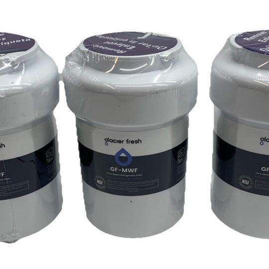 3 x Glacier Fresh GF-MWF Ice Water Refrigerator Filter For GE Kenmore 46-9991