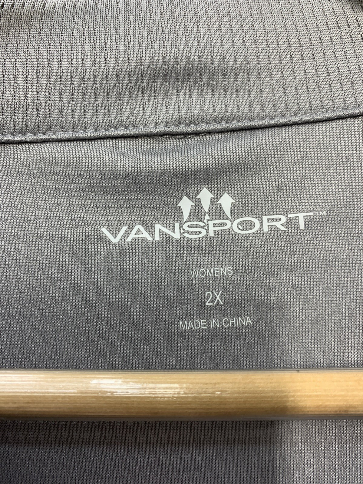 Womens Standard Collegiate Micro Mesh Performance 1/4 Zip Pullover Size 2XL 3406