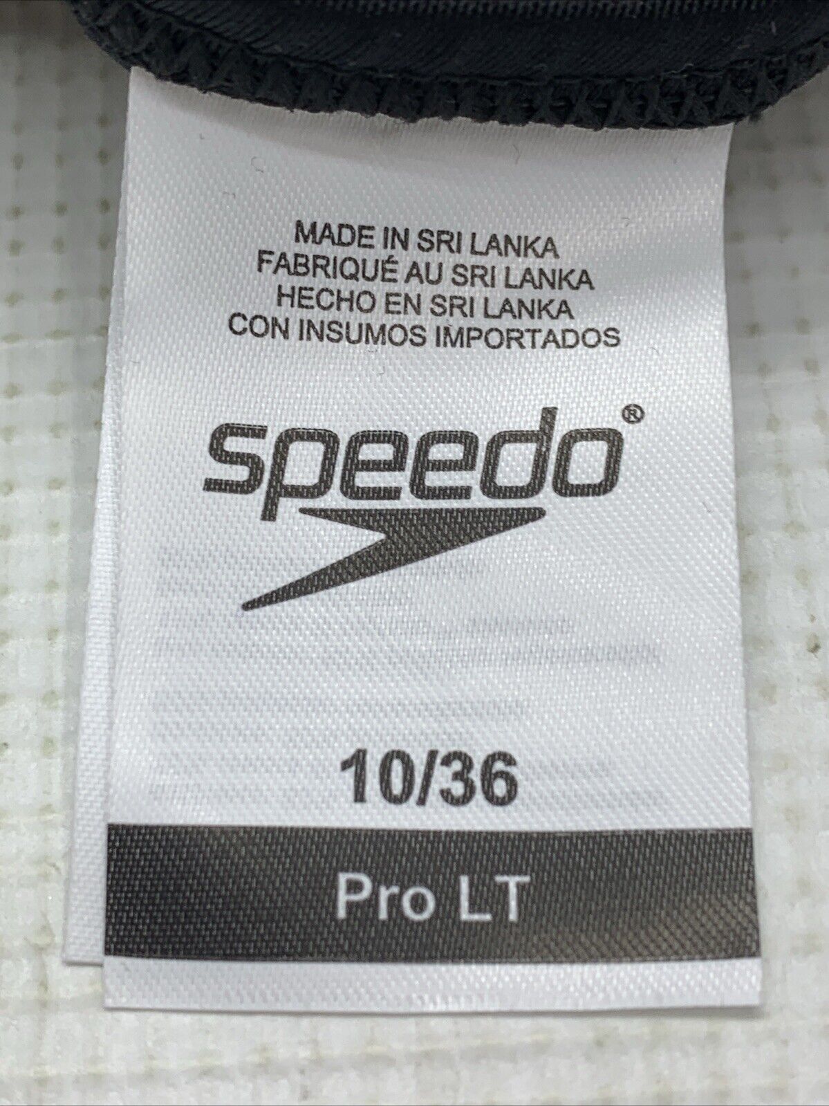 Speedo Women's Swimsuit One Piece Pro LT Super Pro Solid Adult Black Size 10/36