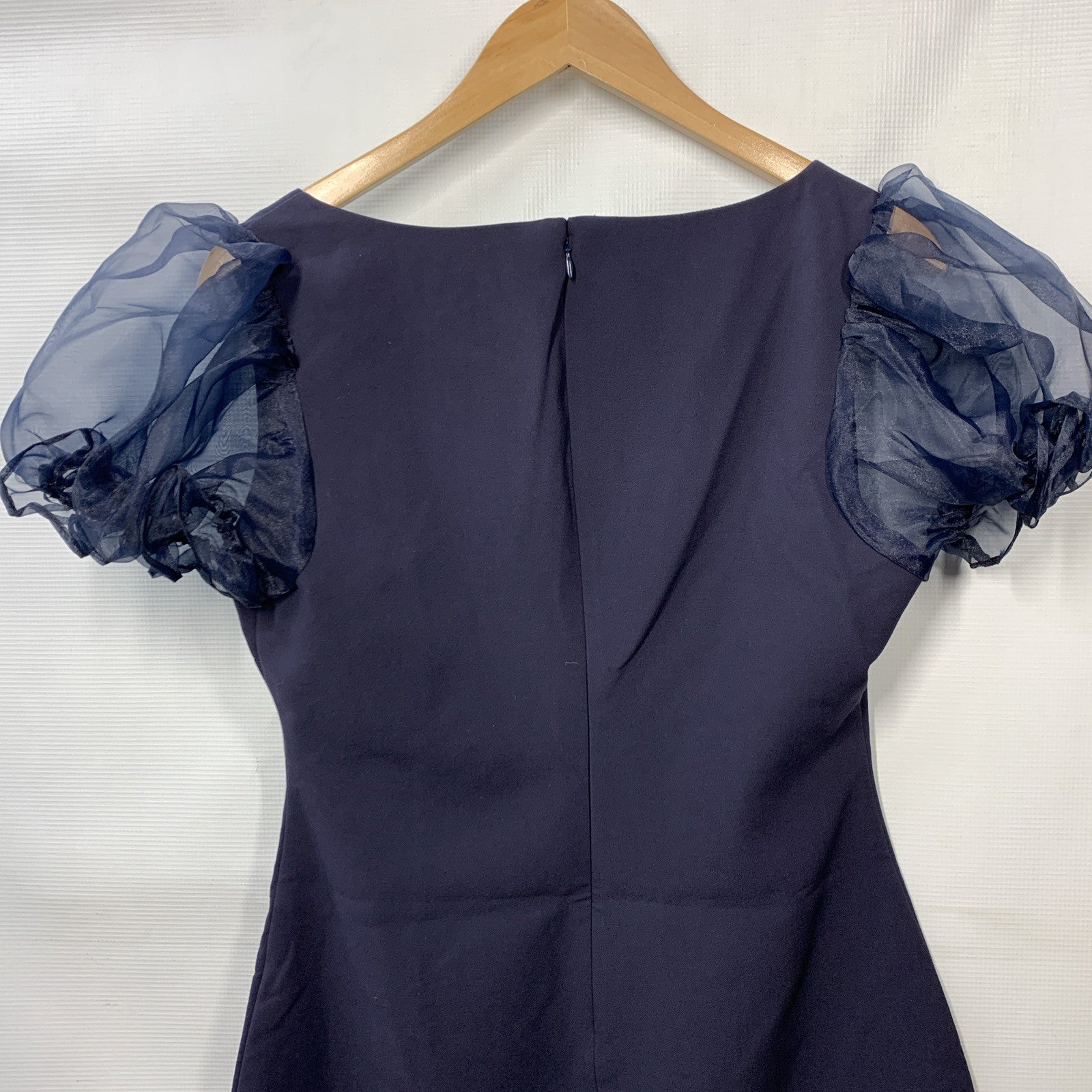 Likely Women's Ari Mini Dress Women's Navy Short Size 10 Back Zipper Navy Blue