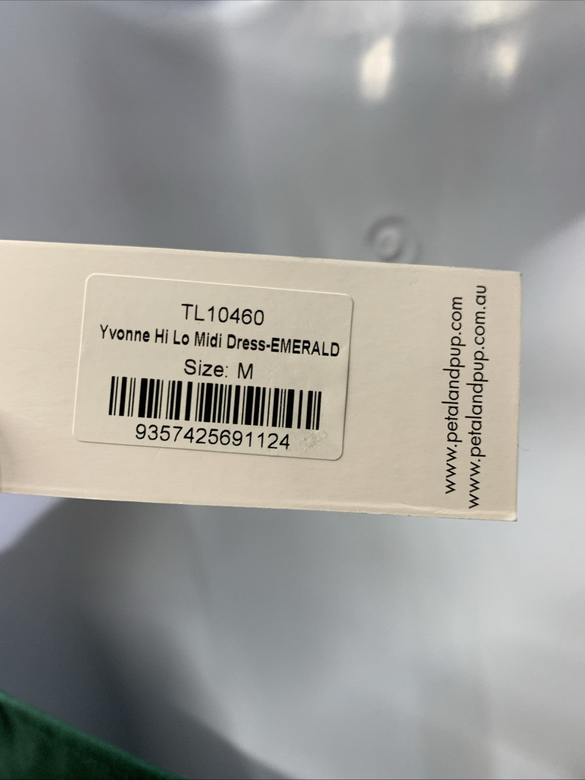 Petal & Pup Women Yvonne Midi Dress TL10460 Emerald Green Sleeveless Size M