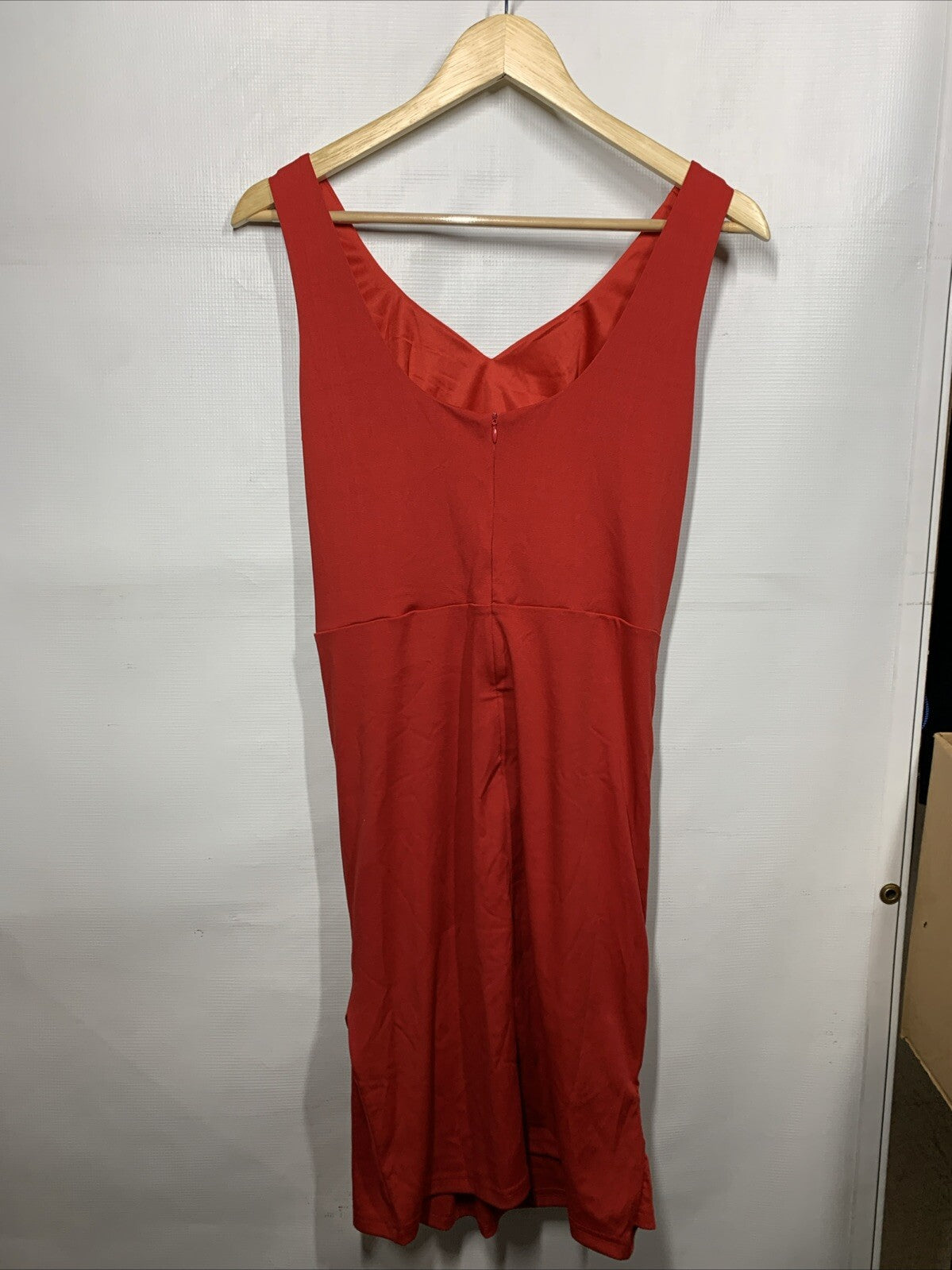 GRACE KARIN Sleeveless V-Neck Ruched Bodycon Wrap Pencil Dress Size L Sleeveless