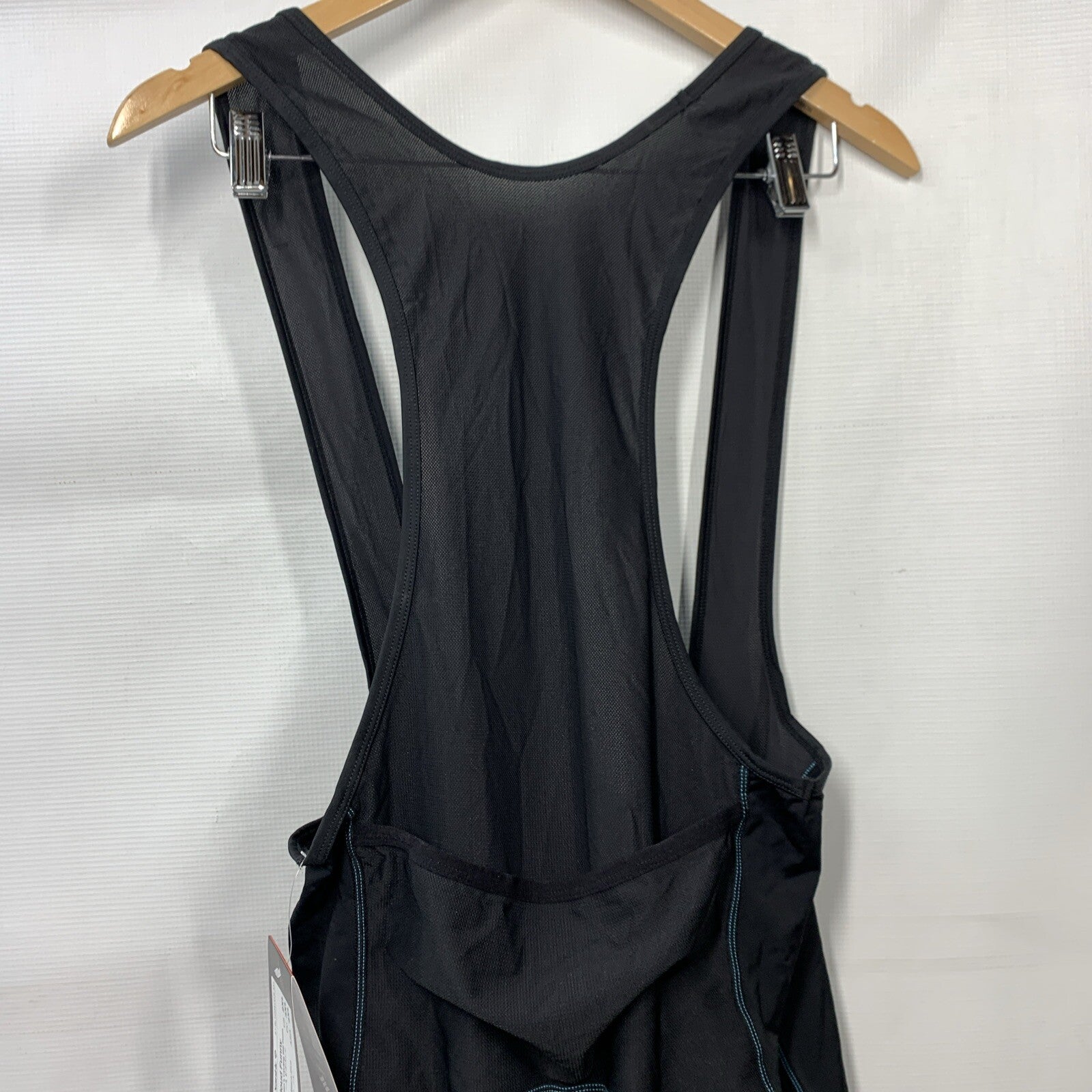 Santic Cycling Bib Padded Compression Long Pant Black Teal Women 2XL Comfortable