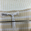 GRACE KARIN Women's Long Sleeve Sweater Dress Casual V-Neck Knit Size XL Ivory