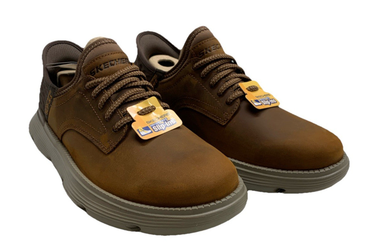 Skechers Men's Slip-ins Garza - Gervin Casual Shoes 205046W/CDB Brown Size 7.5