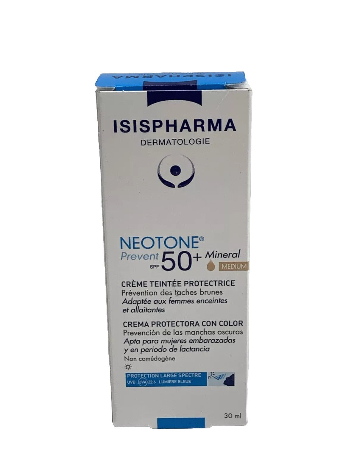 Isispharma Neotone Prevent Spf 50 plus Mineral Medium Shade Tinted Cream 30ml