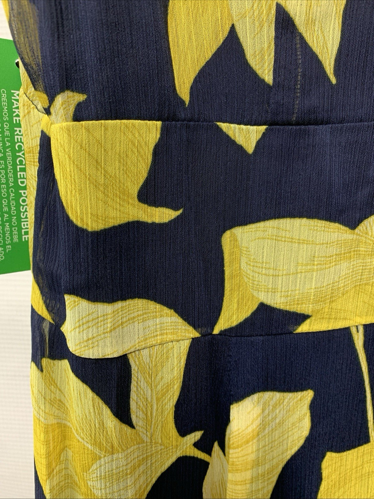 Tommy Hilfiger Womens Chiffon Flutter Sleeve Hem V-Neck Midi Formal Dress Size 8