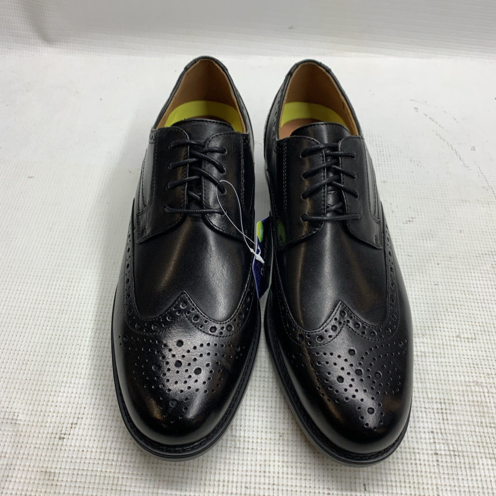 Florsheim Midtown Wingtip Oxford Men's Size 9 Black/Noir Dress Shoes Lace-up