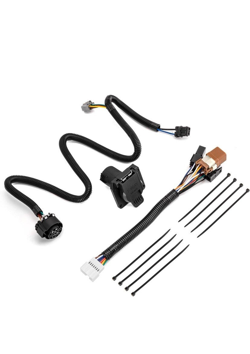 Wsays 7-Way RV Blade Trailer Wiring Harness Plug & Play Compatible With Nissan