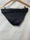 La Blanca Womens Island Goddess Banded Bikini Bottom Swimsuit Black Size 10