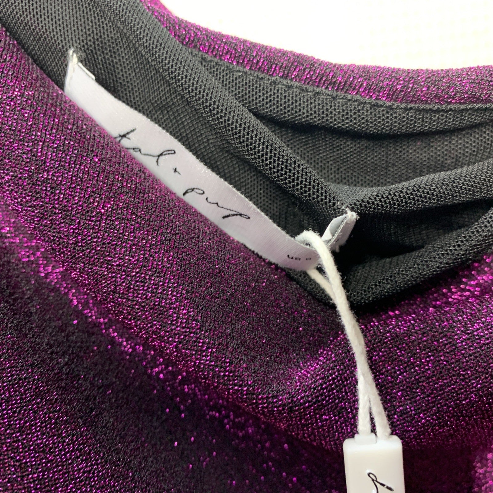 Petal & Pup Women's Santiago Off Shoulder Midi Party Cocktail Dress Small Purple