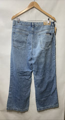 Buffalo David Bitton Women's Addie High Rise Wide Leg Jeans Size 32 Long Pants