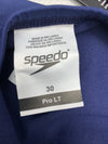 Speedo 252842 Prolt Super Solid Speedo Navy One Piece Swimsuit Size 30 Swimwear