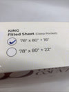Luxurious 800 Thread Count Egyptian Cotton Fitted Sheet Light Pink 78