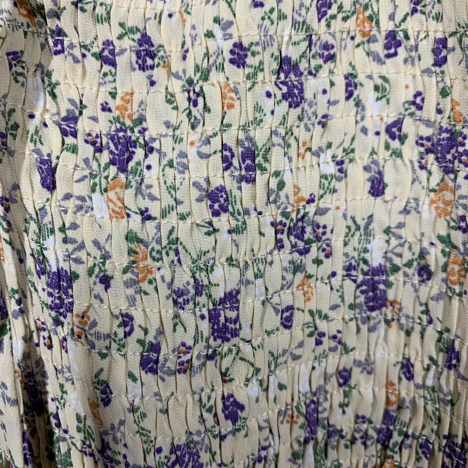 GRACE KARIN Summer Floral Boho Dress Square Neck Strapped Swing Size  Med Yellow