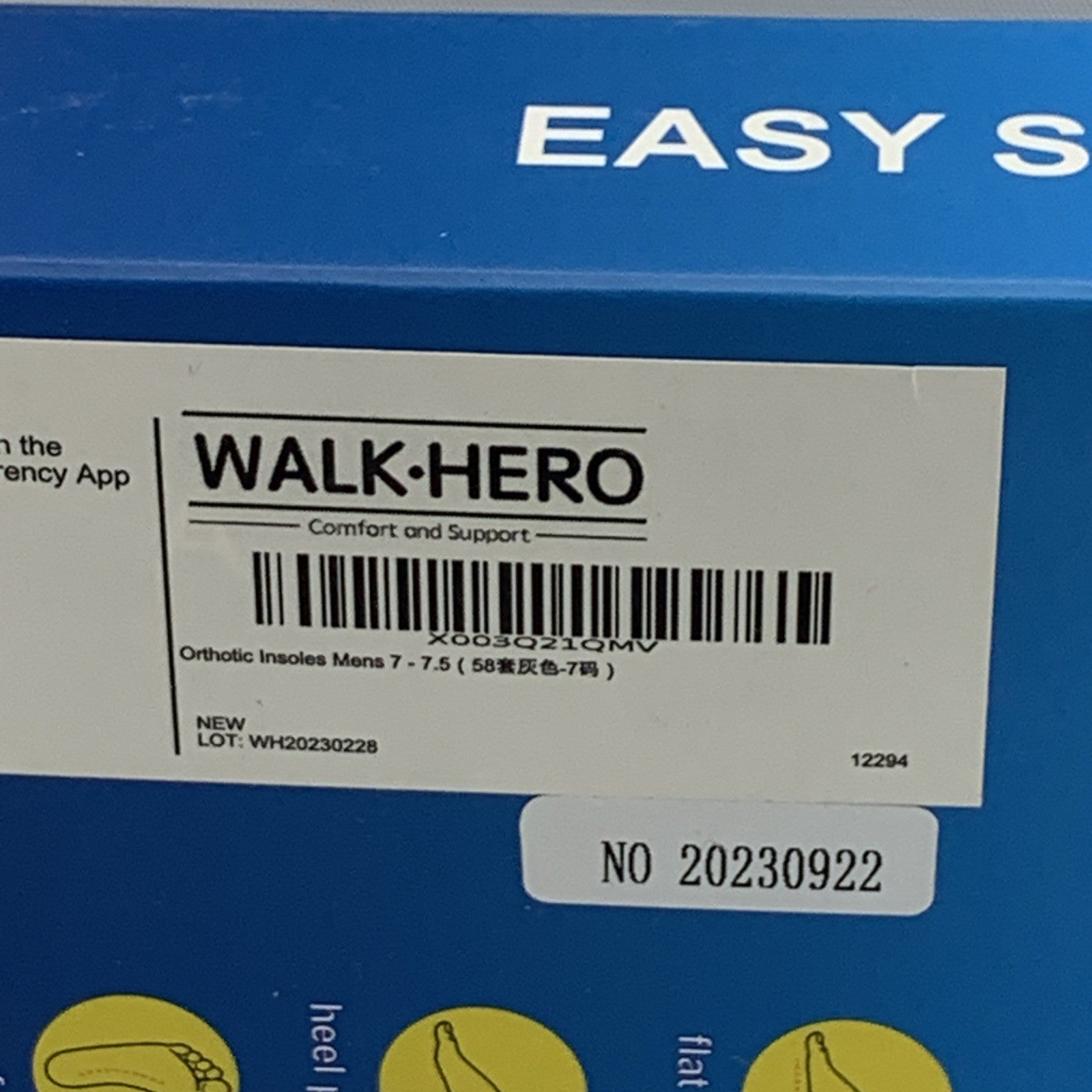 Plantar Fasciitis Feet Insoles Arch Supports Orthotics Inserts Relieve Flat Feet