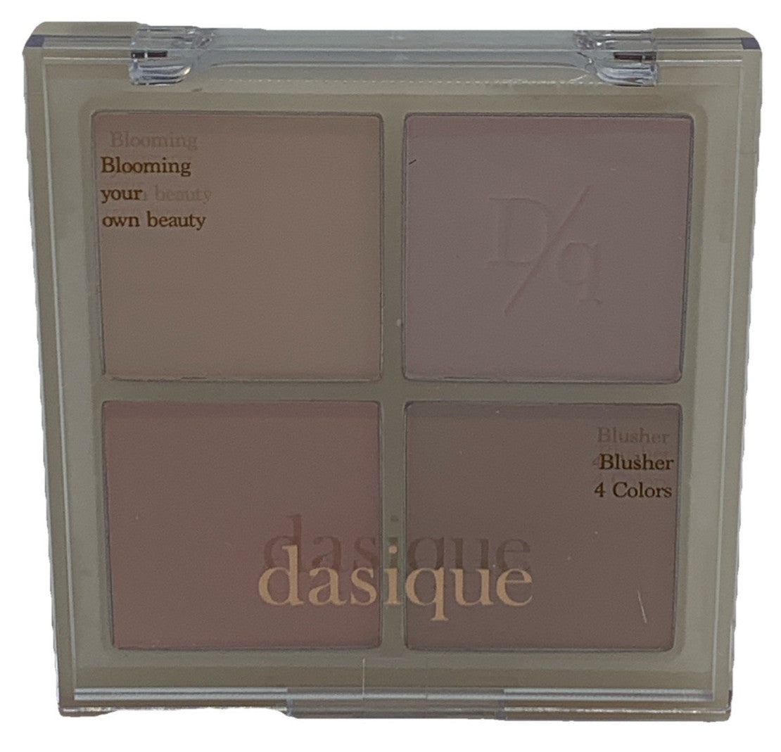 Dasique Blending Mood Cheek Blush Apricot Peach Cream Rose Coral Puff Mood beige