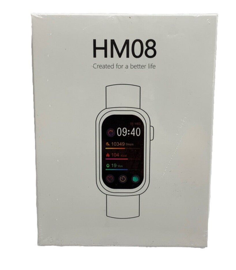 FITVII Fitness Tracker with 24/7 Heart Rate & Blood Pressure HM08 Monitor-Black