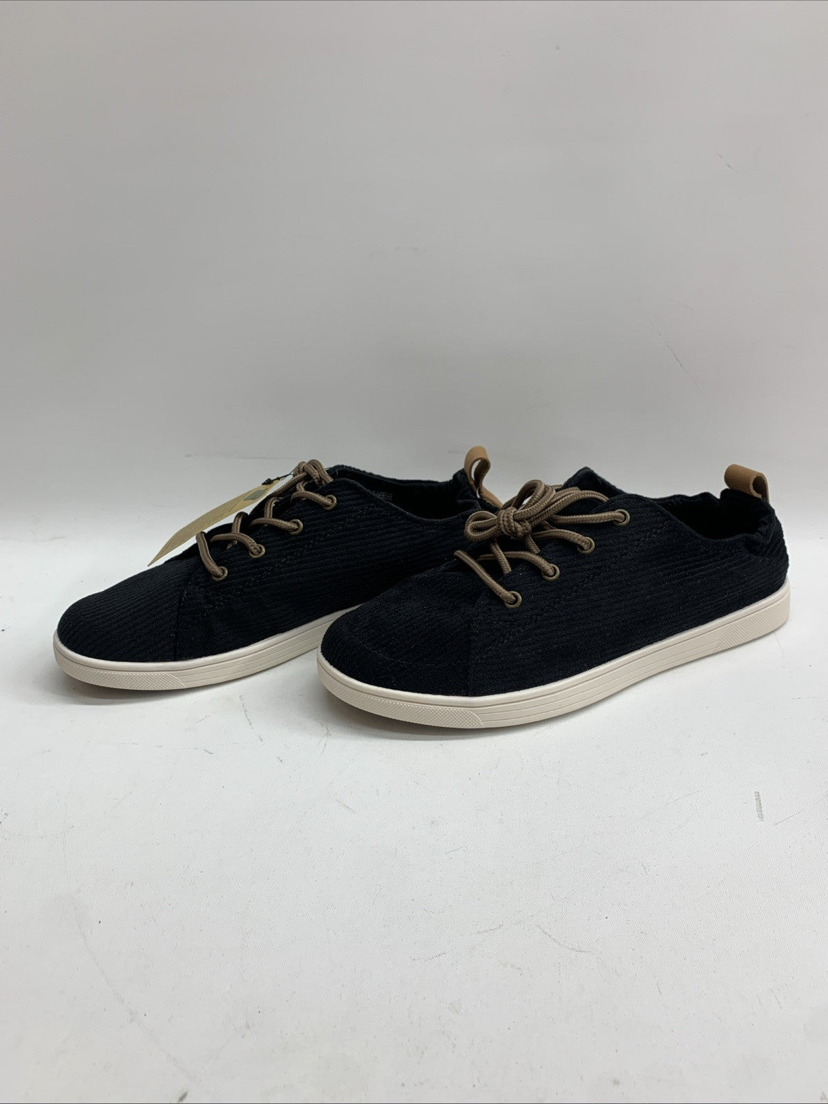 Spenco Women's Santa Clara Cozy Sneaker Black Size 9 Low-top Lace-up Shoes