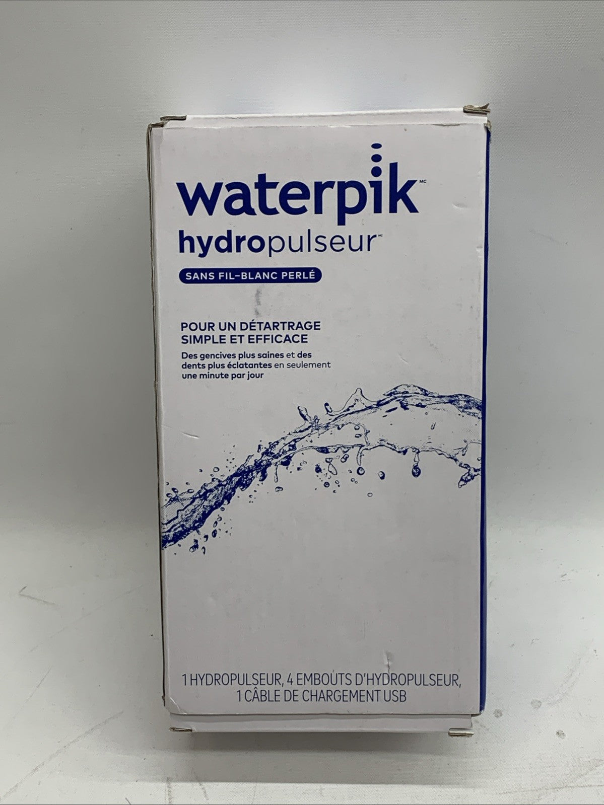 Waterpik Cordless Pearl Water Flosser WF-13 Portable for Teeth Gums Braces Care