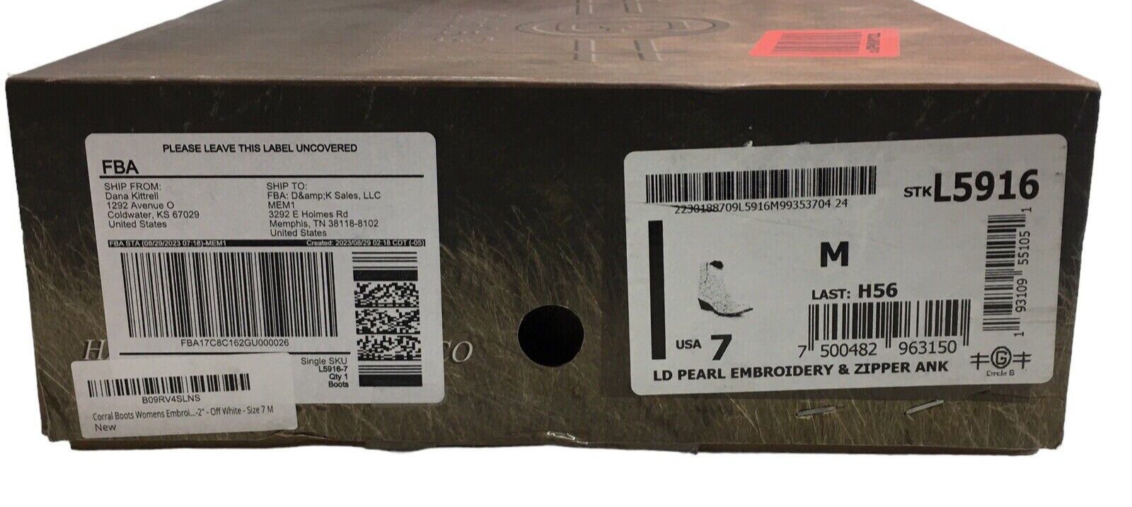 Circle G Women's Pearl Embroidered Ankle Bootie White Size 7 M Zip Ankle L5916